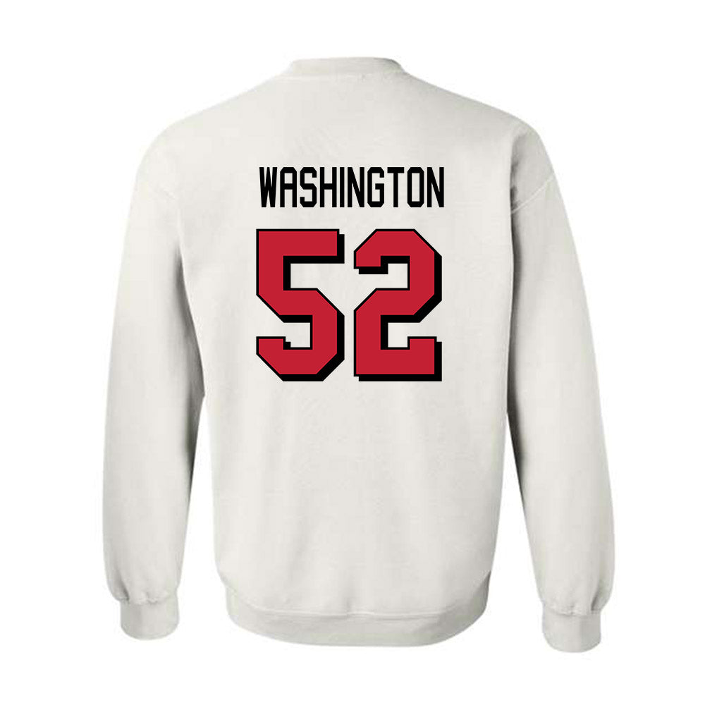 Miami of Ohio - NCAA Football : Nasir Washington - 2024 Replica Shersey Crewneck Sweatshirt-1