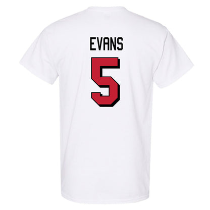 Miami of Ohio - NCAA Football : Luke Evans - 2024 Replica Shersey T-Shirt-1