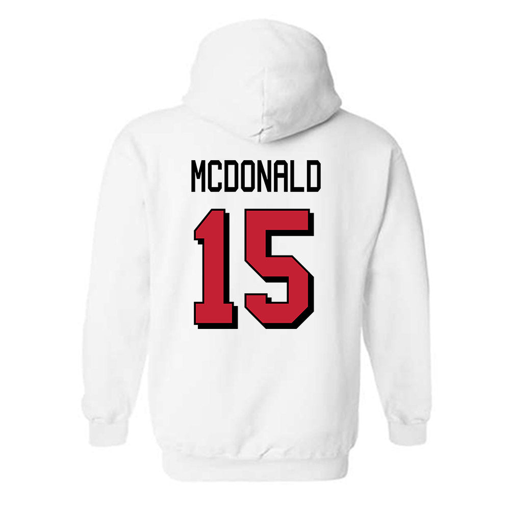 Miami of Ohio - NCAA Football : Cade McDonald - 2024 Replica Shersey Hooded Sweatshirt