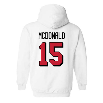 Miami of Ohio - NCAA Football : Cade McDonald - 2024 Replica Shersey Hooded Sweatshirt