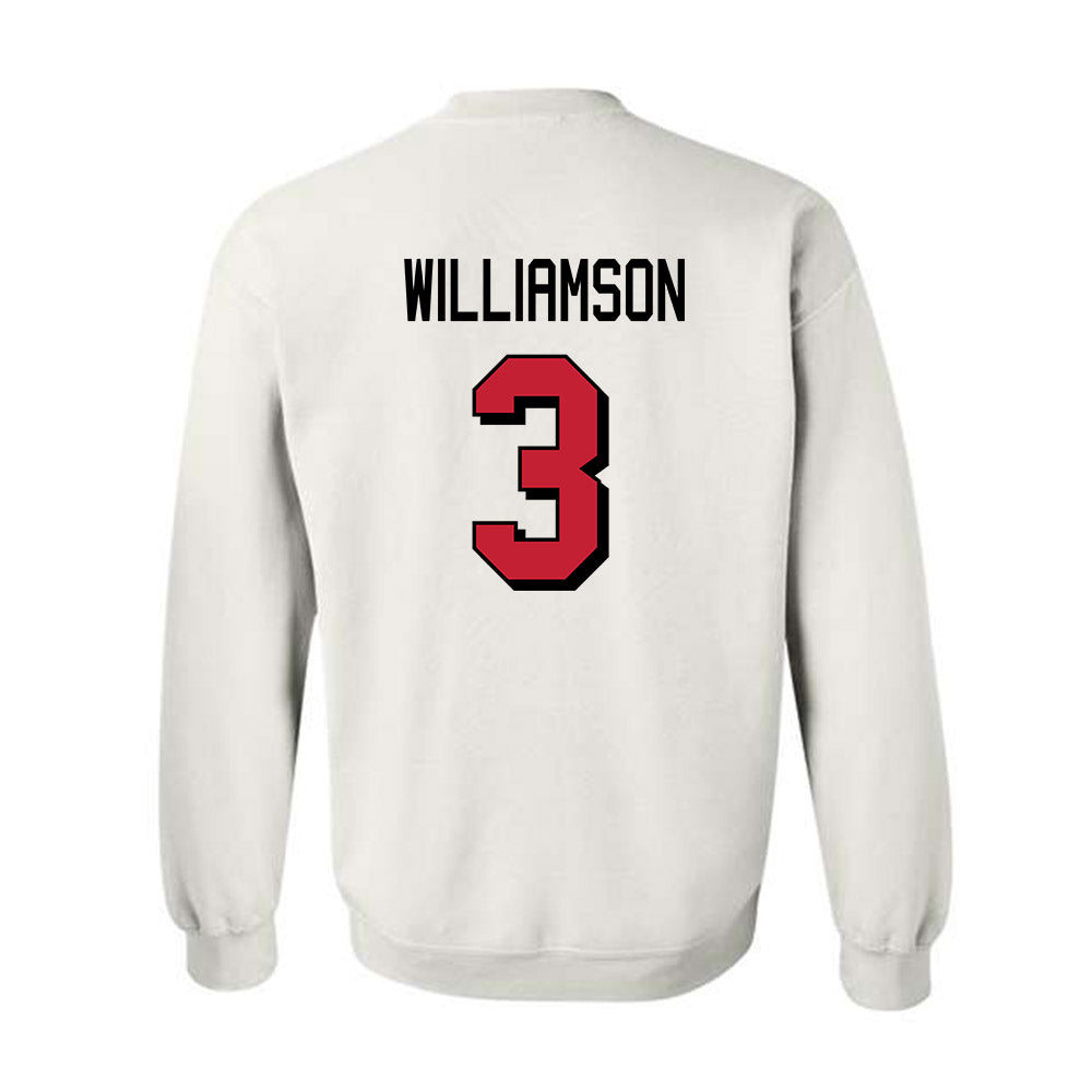 Miami of Ohio - NCAA Football : Darion Williamson - 2024 Replica Shersey Crewneck Sweatshirt-1