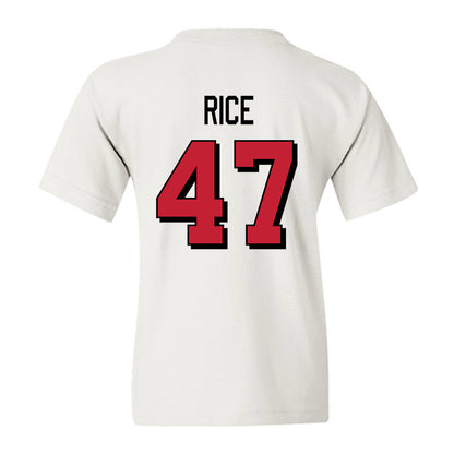 Miami of Ohio - NCAA Football : Brach Rice - 2024 Replica Shersey Youth T-Shirt-1