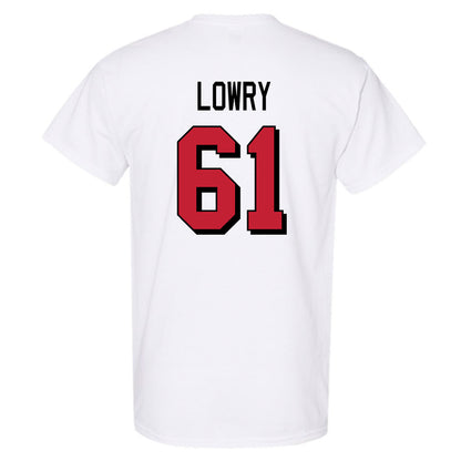 Miami of Ohio - NCAA Football : Andrew Lowry - 2024 Replica Shersey T-Shirt-1