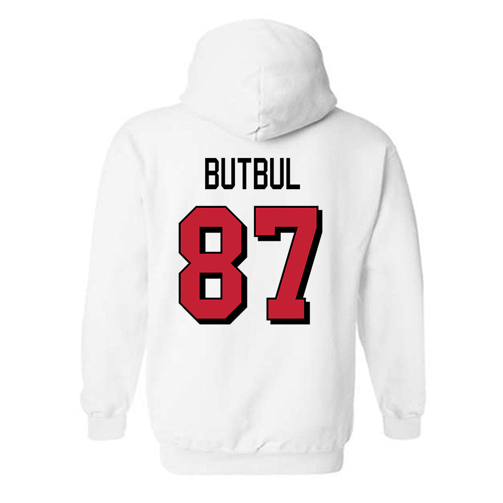 Miami of Ohio - NCAA Football : Noam Butbul - 2024 Replica Shersey Hooded Sweatshirt-1