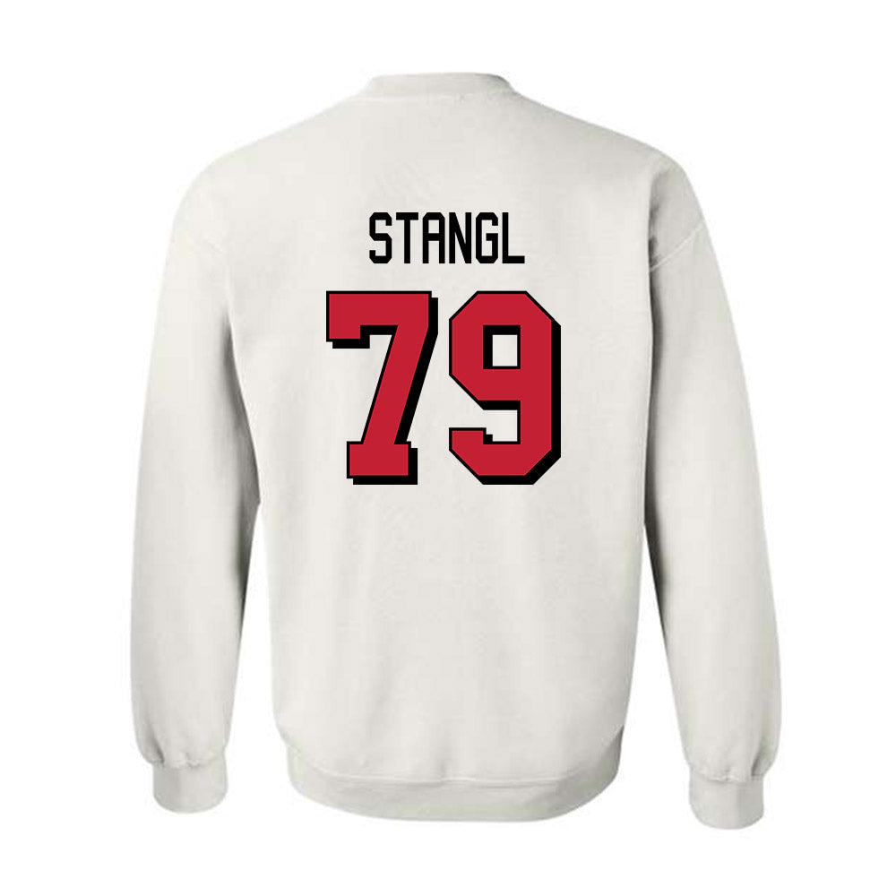 Miami of Ohio - NCAA Football : Jonathan Stangl - 2024 Replica Shersey Crewneck Sweatshirt-1