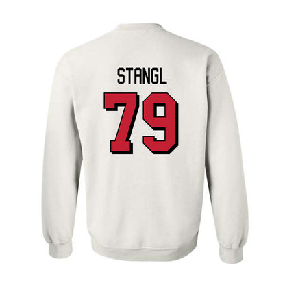 Miami of Ohio - NCAA Football : Jonathan Stangl - 2024 Replica Shersey Crewneck Sweatshirt-1
