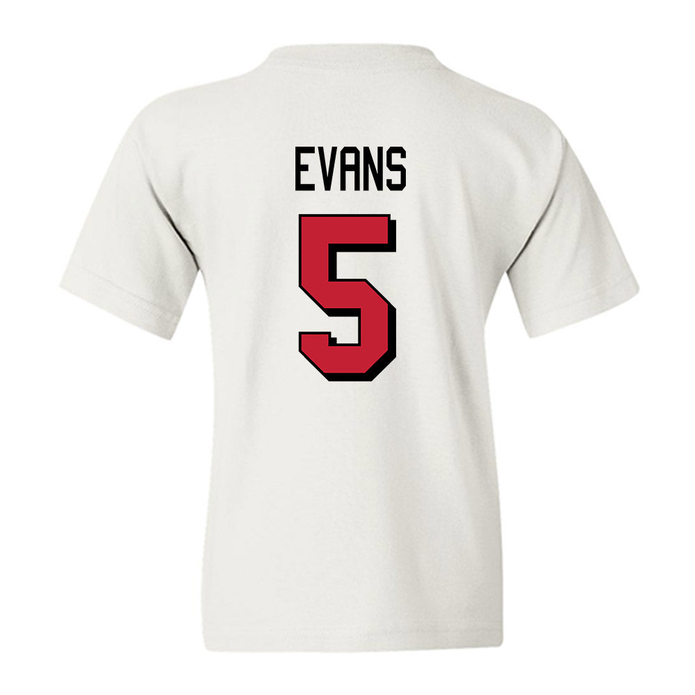 Miami of Ohio - NCAA Football : Luke Evans - 2024 Replica Shersey Youth T-Shirt-1