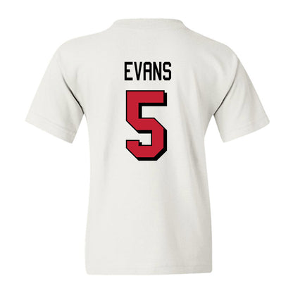 Miami of Ohio - NCAA Football : Luke Evans - 2024 Replica Shersey Youth T-Shirt-1
