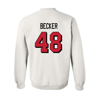 Miami of Ohio - NCAA Football : Chase Becker - 2024 Replica Shersey Crewneck Sweatshirt