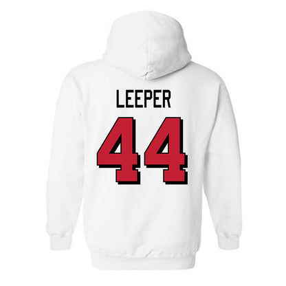 Miami of Ohio - NCAA Football : Grant Leeper - 2024 Replica Shersey Hooded Sweatshirt-1