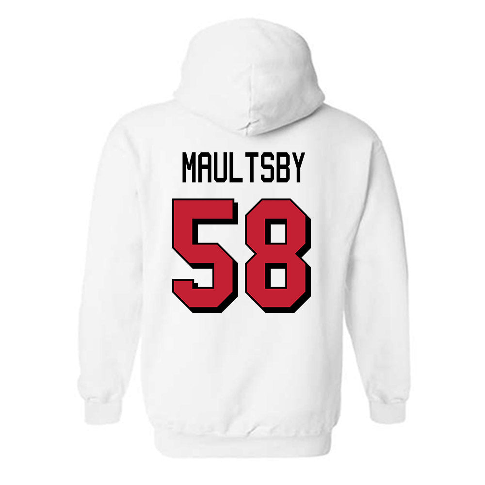 Miami of Ohio - NCAA Football : Gray Maultsby - 2024 Replica Shersey Hooded Sweatshirt-1