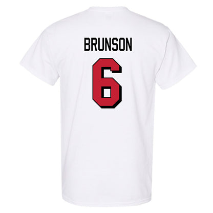 Miami of Ohio - NCAA Football : Jordan Brunson - 2024 Replica Shersey T-Shirt-1