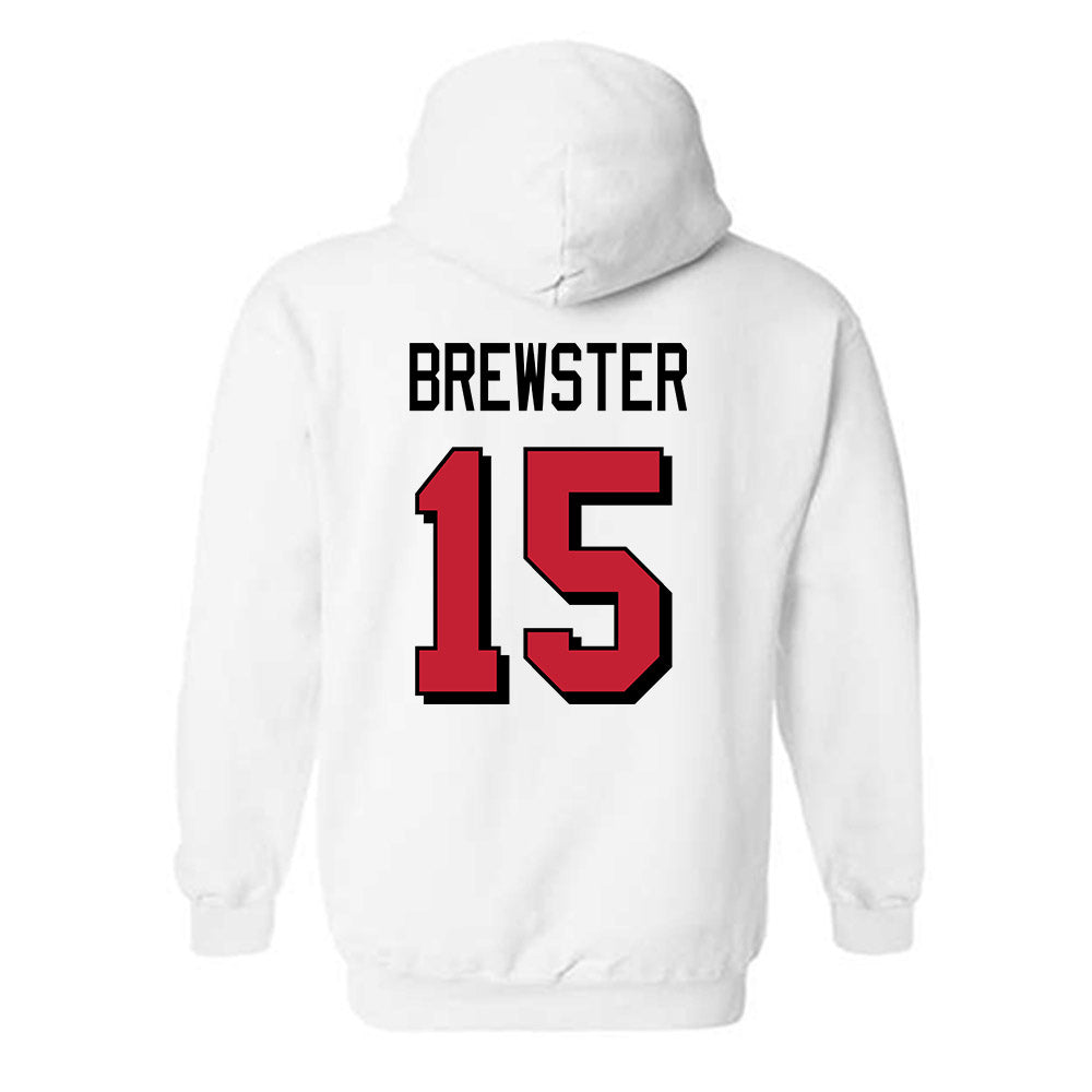 Miami of Ohio - NCAA Football : Harrison Brewster - 2024 Replica Shersey Hooded Sweatshirt-1