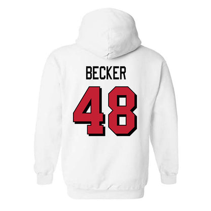 Miami of Ohio - NCAA Football : Chase Becker - 2024 Replica Shersey Hooded Sweatshirt