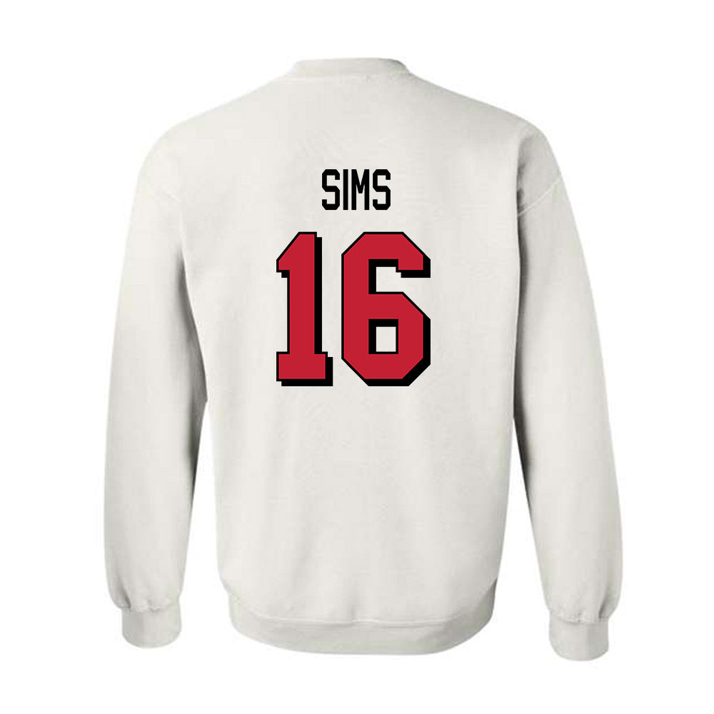 Miami of Ohio - NCAA Football : Ryan Sims - 2024 Replica Shersey Crewneck Sweatshirt-1