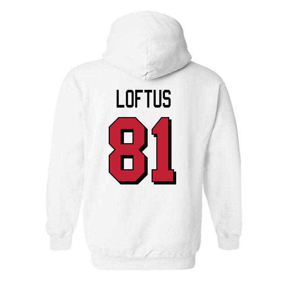 Miami of Ohio - NCAA Football : Brendan Loftus - 2024 Replica Shersey Hooded Sweatshirt-1