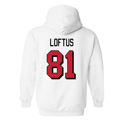 Miami of Ohio - NCAA Football : Brendan Loftus - 2024 Replica Shersey Hooded Sweatshirt-1