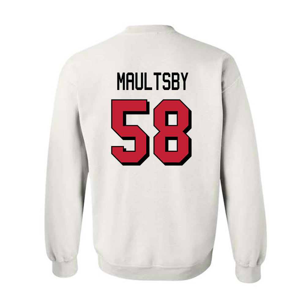 Miami of Ohio - NCAA Football : Gray Maultsby - 2024 Replica Shersey Crewneck Sweatshirt-1