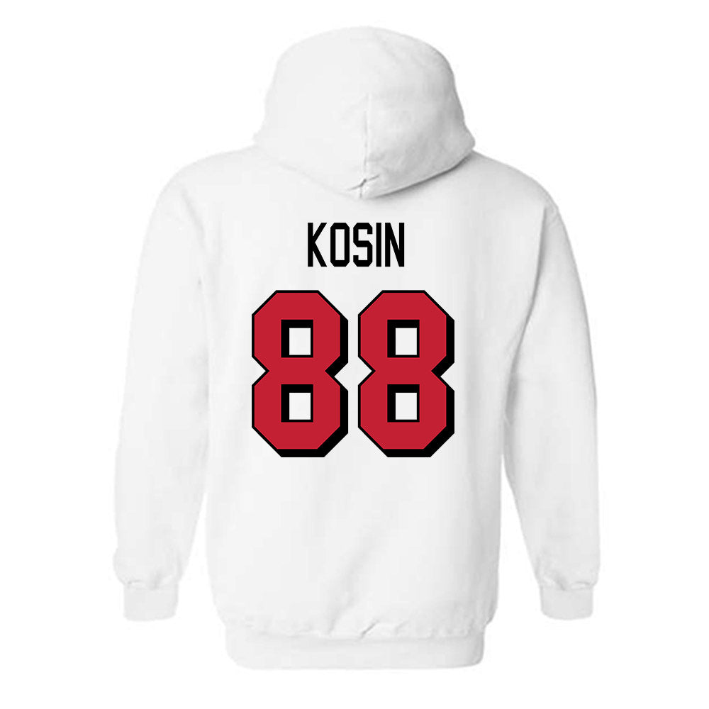 Miami of Ohio - NCAA Football : Brody Kosin - 2024 Replica Shersey Hooded Sweatshirt-1