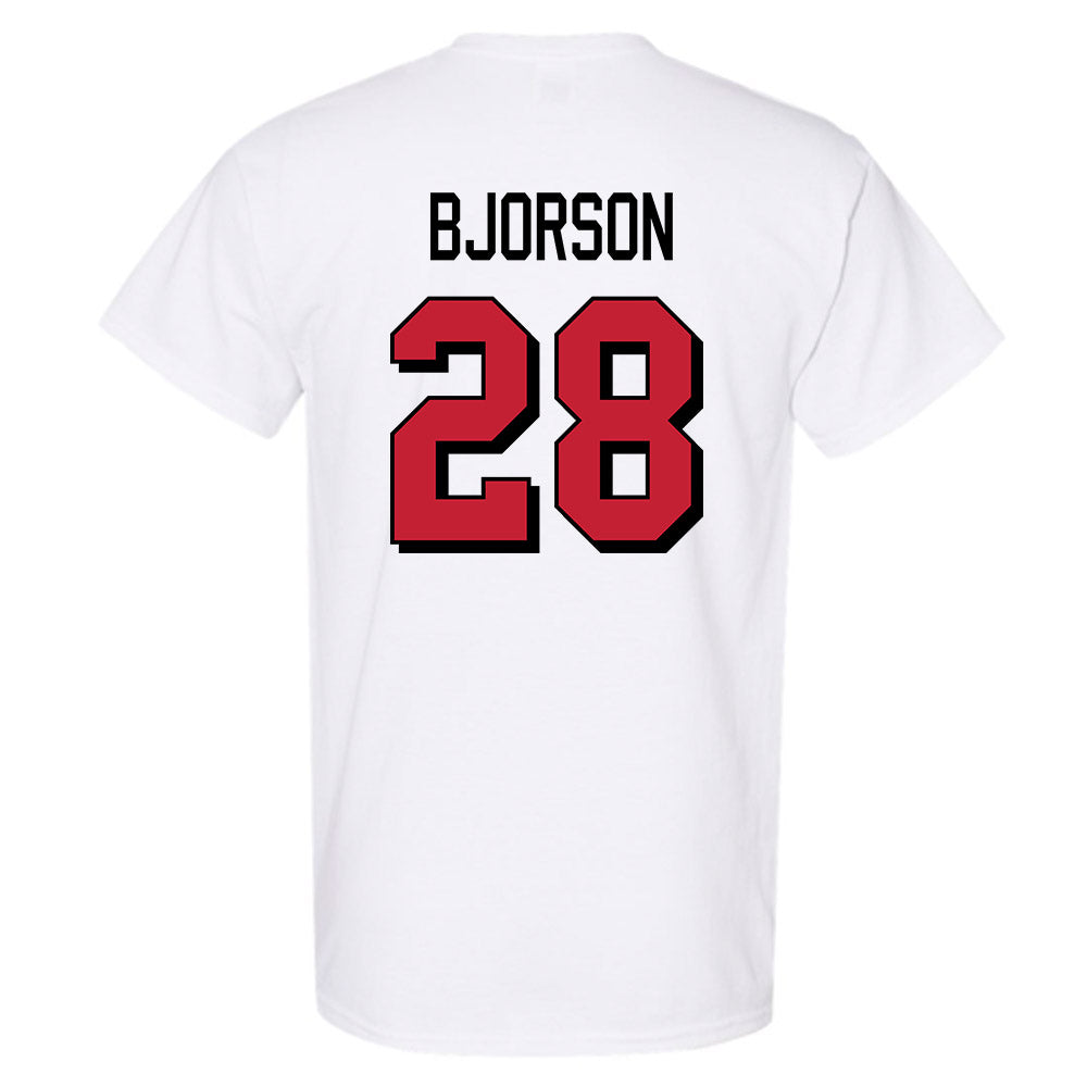 Miami of Ohio - NCAA Football : Andrew Bjorson - 2024 Replica Shersey T-Shirt-1