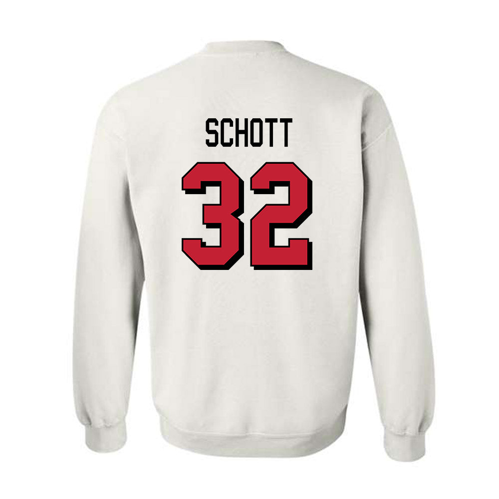 Miami of Ohio - NCAA Football : James Schott - 2024 Replica Shersey Crewneck Sweatshirt-1