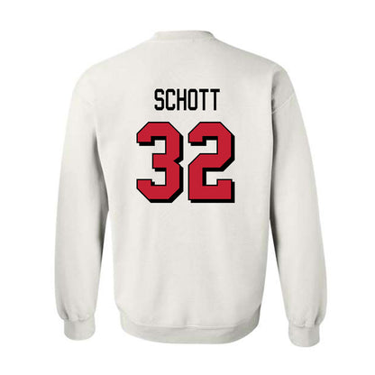 Miami of Ohio - NCAA Football : James Schott - 2024 Replica Shersey Crewneck Sweatshirt-1