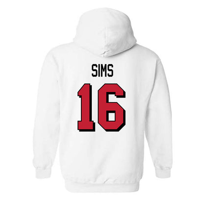 Miami of Ohio - NCAA Football : Ryan Sims - 2024 Replica Shersey Hooded Sweatshirt-1