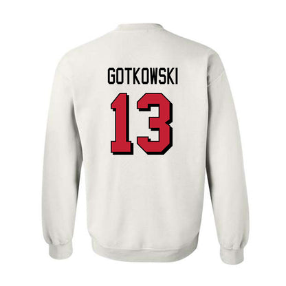 Miami of Ohio - NCAA Football : Thomas Gotkowski - 2024 Replica Shersey Crewneck Sweatshirt-1