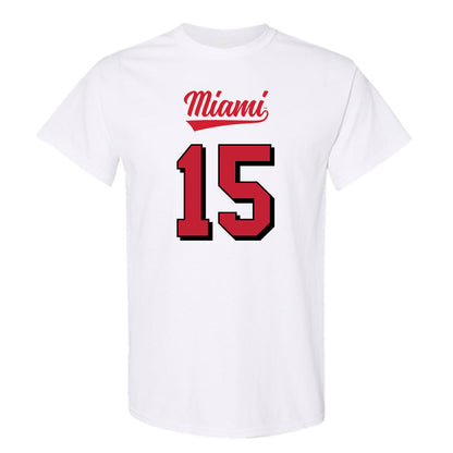 Miami of Ohio - NCAA Football : Cade McDonald - 2024 Replica Shersey T-Shirt