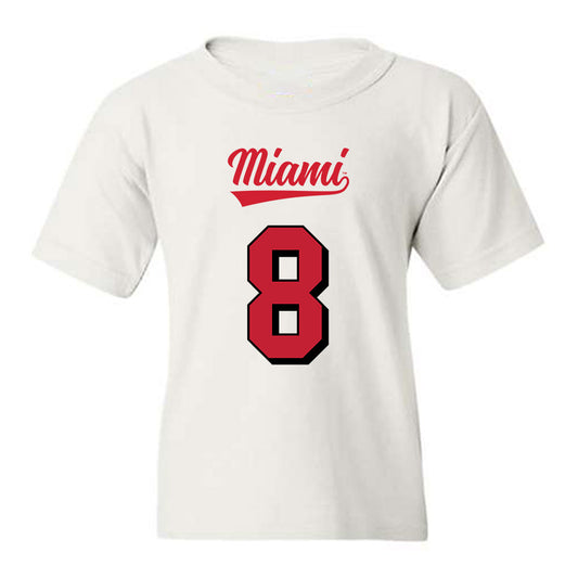 Miami of Ohio - NCAA Football : Kam Perry - 2024 Replica Shersey Youth T-Shirt-0