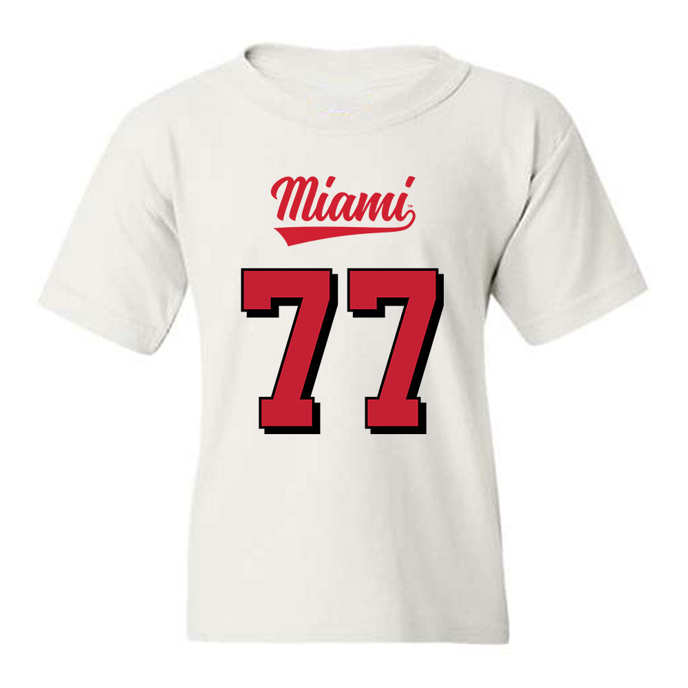 Miami of Ohio - NCAA Football : Austin Uke - 2024 Replica Shersey Youth T-Shirt-0