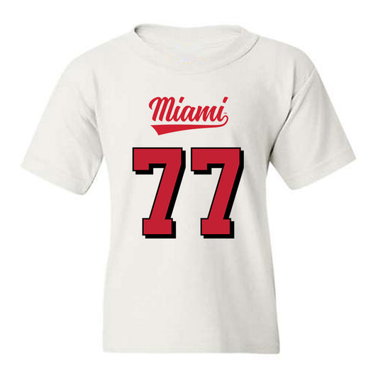 Miami of Ohio - NCAA Football : Austin Uke - 2024 Replica Shersey Youth T-Shirt-0