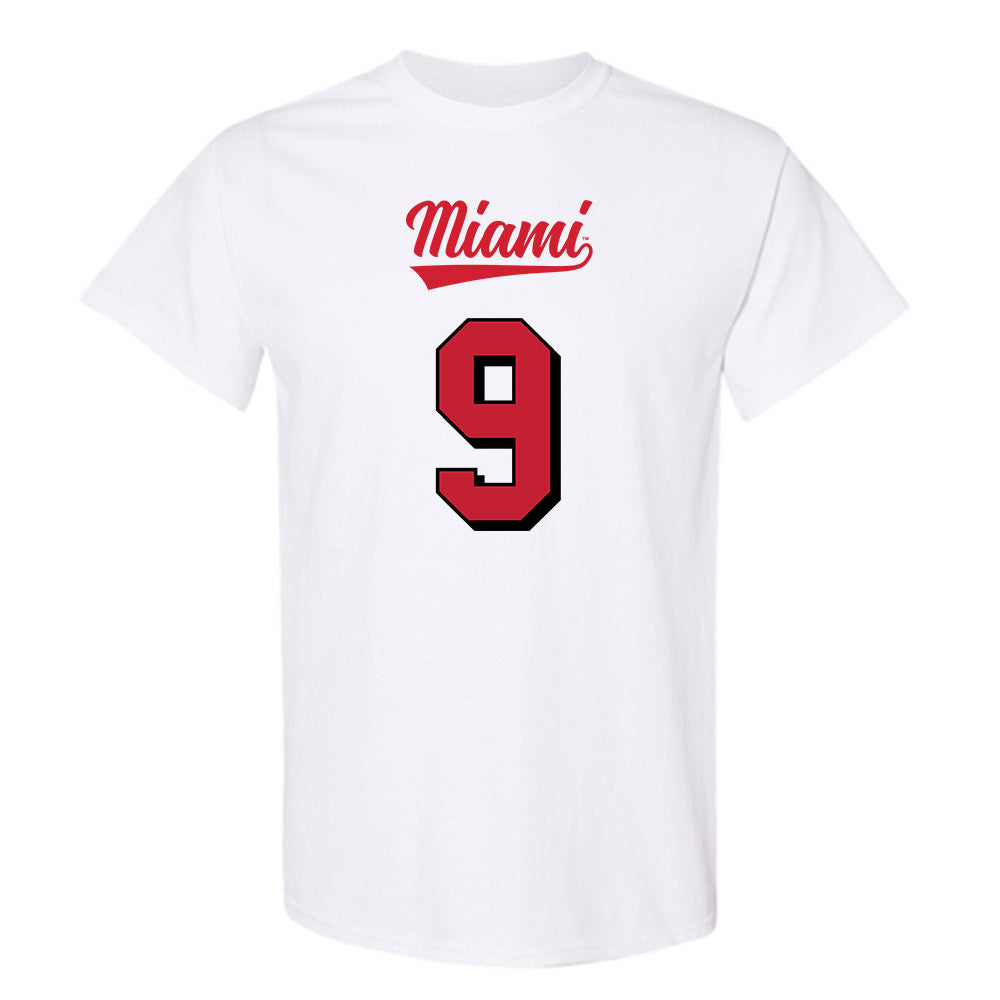 Miami of Ohio - NCAA Football : Javon Hammonds - 2024 Replica Shersey T-Shirt-0