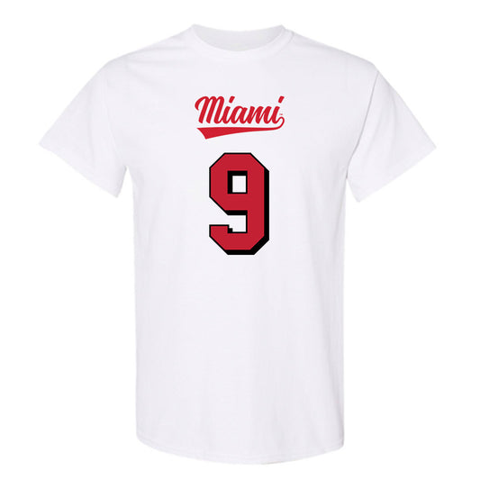 Miami of Ohio - NCAA Football : Javon Hammonds - 2024 Replica Shersey T-Shirt-0