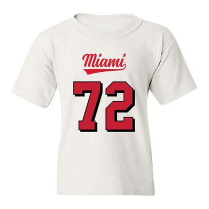 Miami of Ohio - NCAA Football : Kris Manu - 2024 Replica Shersey Youth T-Shirt-0