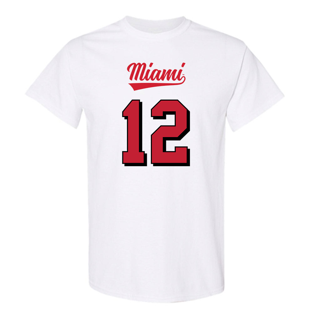 Miami of Ohio - NCAA Football : Corban Hondru - 2024 Replica Shersey T-Shirt-0