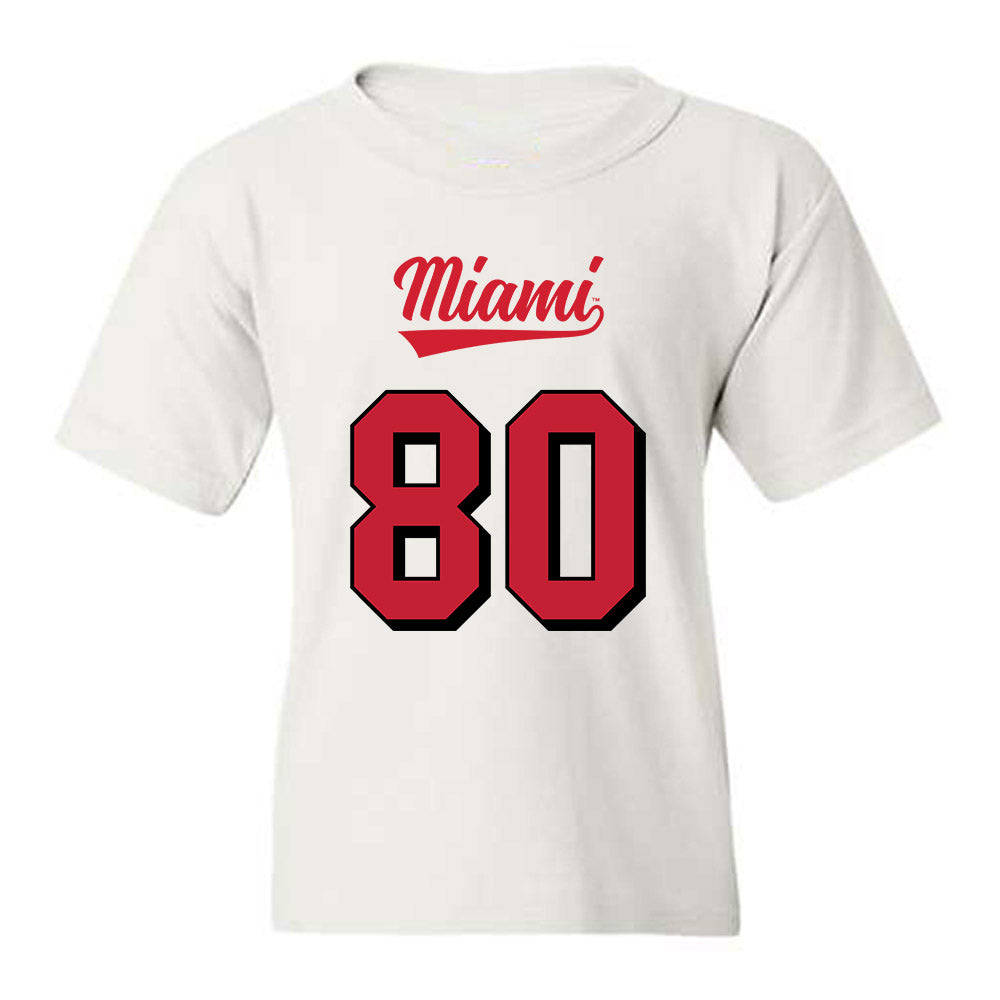 Miami of Ohio - NCAA Football : Michael Parrish - 2024 Replica Shersey Youth T-Shirt-0