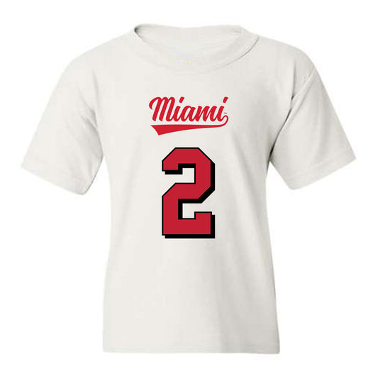 Miami of Ohio - NCAA Football : Dylan Downing - 2024 Replica Shersey Youth T-Shirt