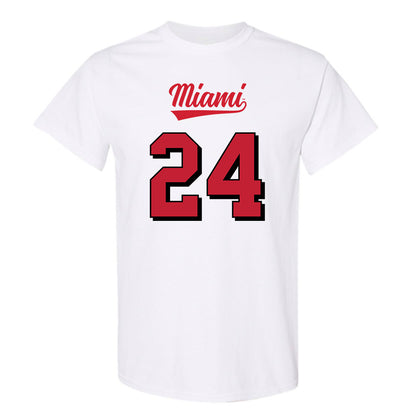Miami of Ohio - NCAA Football : Mychal Yharbrough - 2024 Replica Shersey T-Shirt