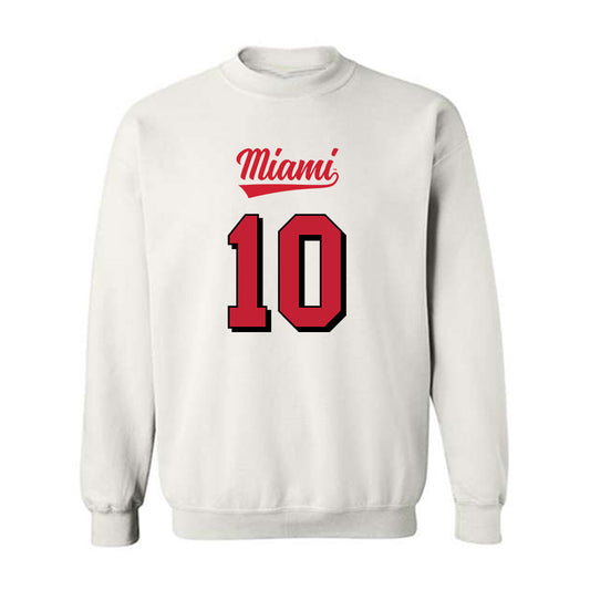Miami of Ohio - NCAA Football : Lynel Billups-Williams - 2024 Replica Shersey Crewneck Sweatshirt-0