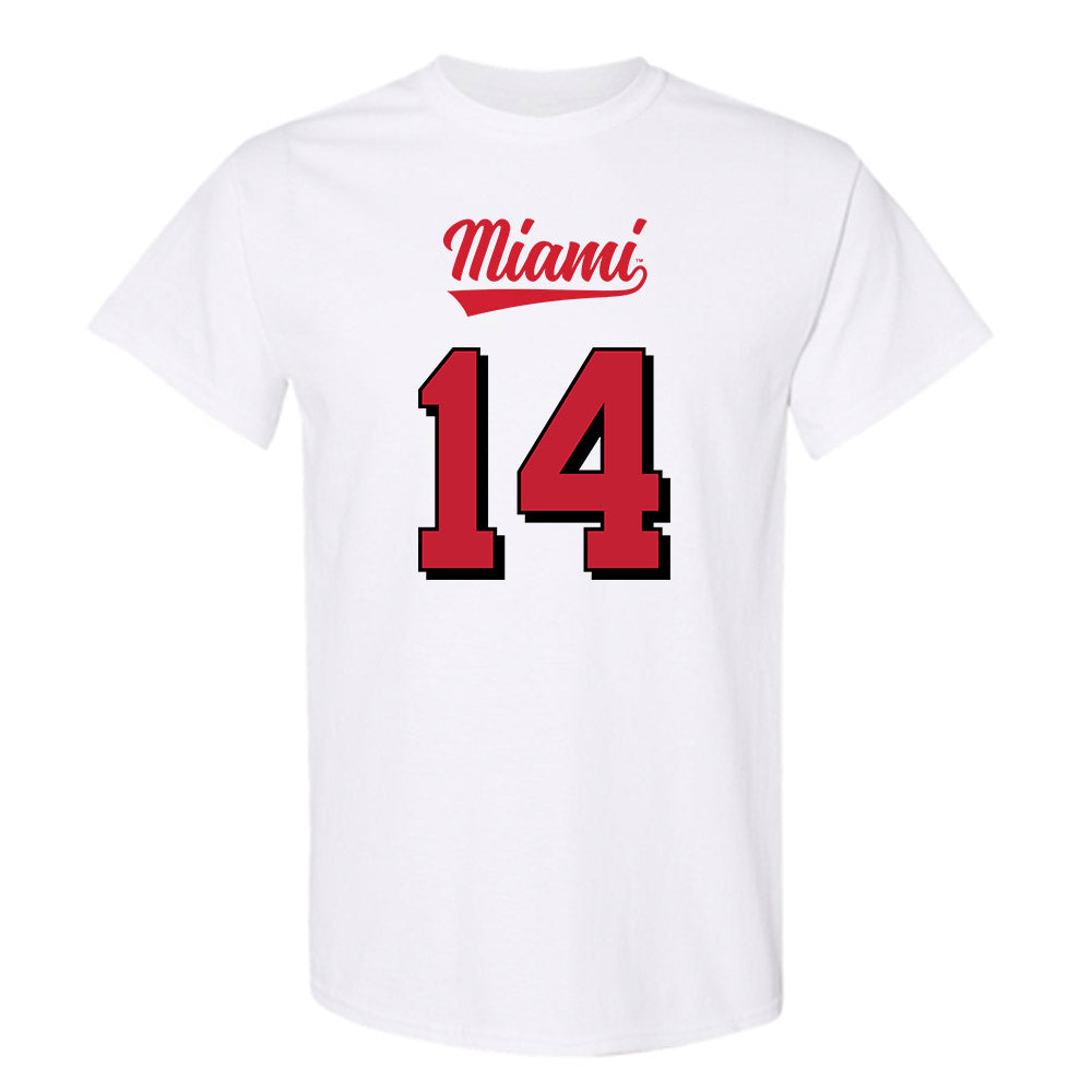 Miami of Ohio - NCAA Football : Khory Moss - 2024 Replica Shersey T-Shirt-0