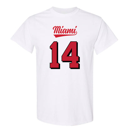 Miami of Ohio - NCAA Football : Khory Moss - 2024 Replica Shersey T-Shirt-0