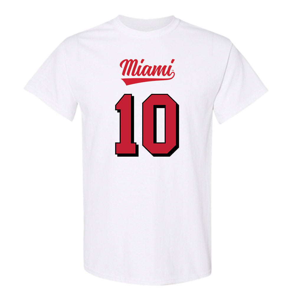 Miami of Ohio - NCAA Football : Jermaine Agee - 2024 Replica Shersey T-Shirt-0