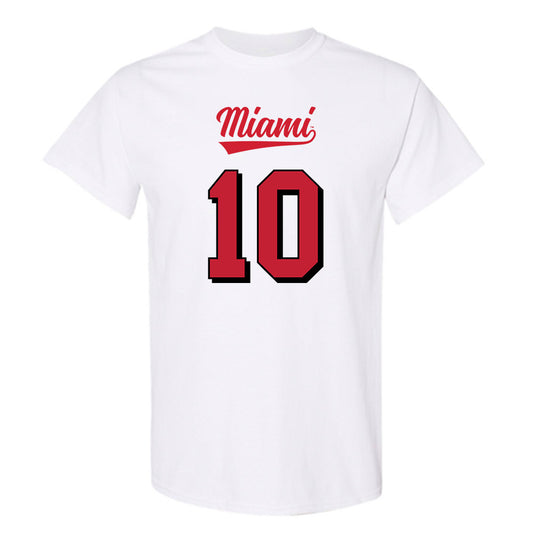 Miami of Ohio - NCAA Football : Jermaine Agee - 2024 Replica Shersey T-Shirt-0