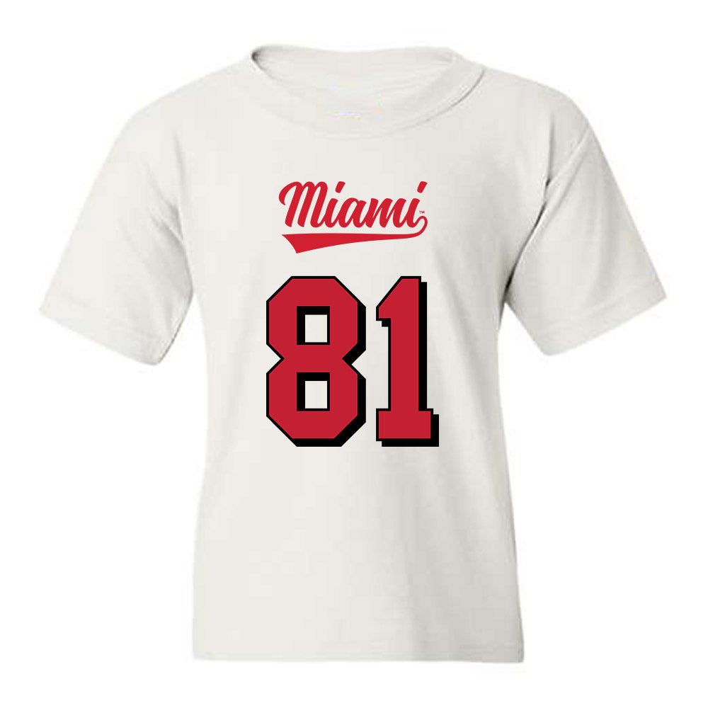 Miami of Ohio - NCAA Football : Brendan Loftus - 2024 Replica Shersey Youth T-Shirt-0