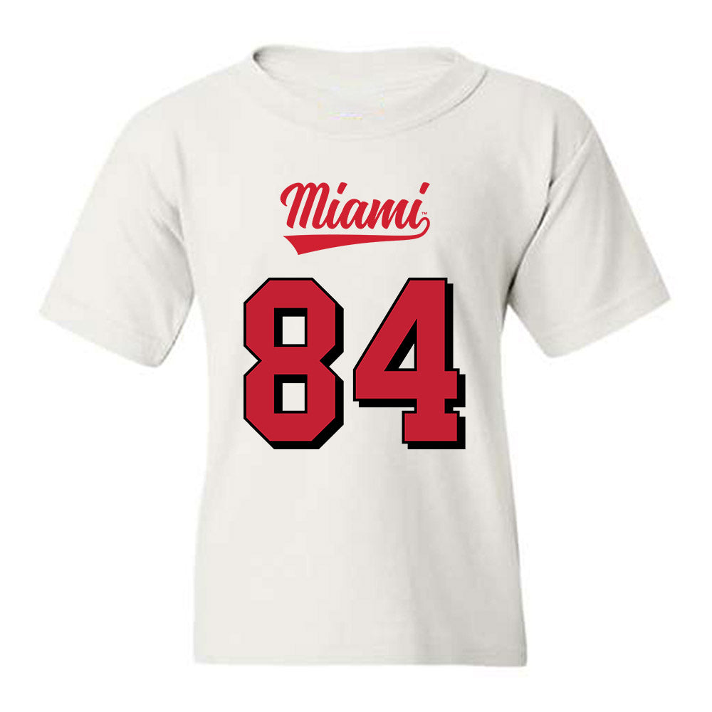 Miami of Ohio - NCAA Football : Cole Weaver - 2024 Replica Shersey Youth T-Shirt-0
