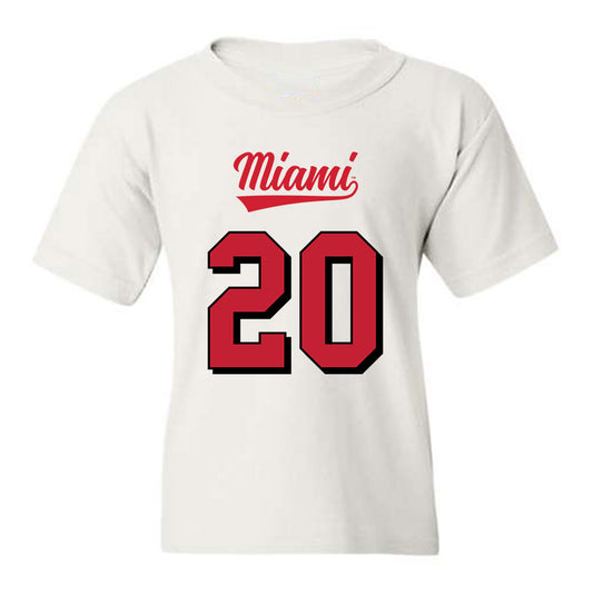 Miami of Ohio - NCAA Football : Adam Trick - 2024 Replica Shersey Youth T-Shirt