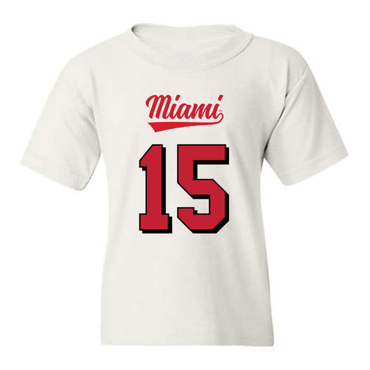 Miami of Ohio - NCAA Football : Cade McDonald - 2024 Replica Shersey Youth T-Shirt