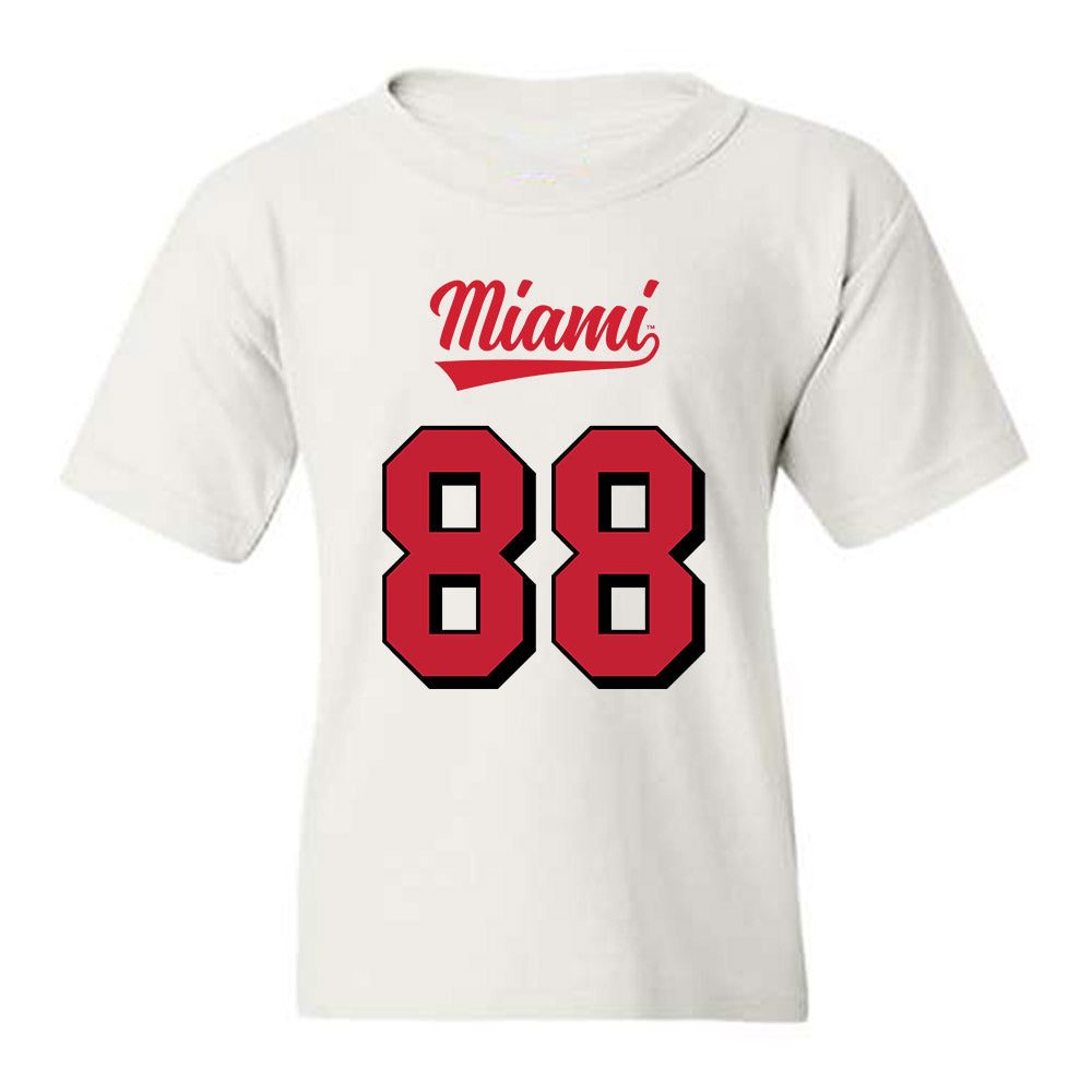 Miami of Ohio - NCAA Football : Brody Kosin - 2024 Replica Shersey Youth T-Shirt-0