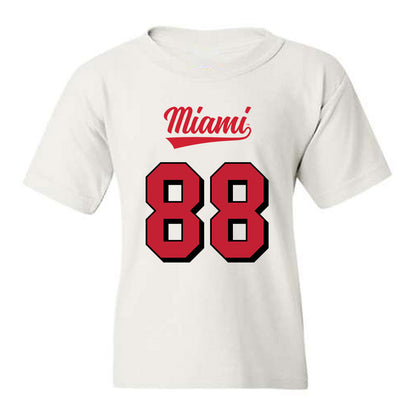 Miami of Ohio - NCAA Football : Brody Kosin - 2024 Replica Shersey Youth T-Shirt-0